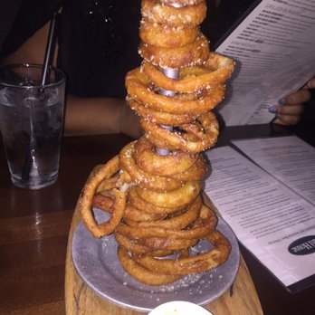 Yard House - Onion ring tower - New American Near Me - Dallas, Texas