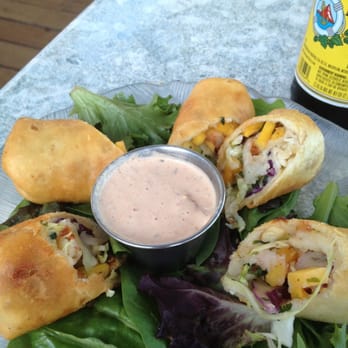 Shoreline Cafe - Mexican shrimp egg rolls - Seafood Near Me - Santa Barbara, California Shoreline Cafe - Mexican shrimp egg rolls - Seafood Near Me - Santa Barbara, California