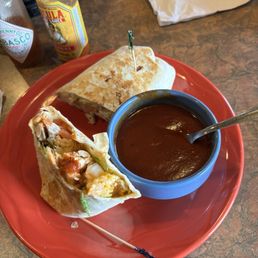Chicken burrito