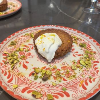 Amore - Dessert: Pistachio Olive Oil Cake - Steakhouses Near Me - Fort Wayne, Indiana
