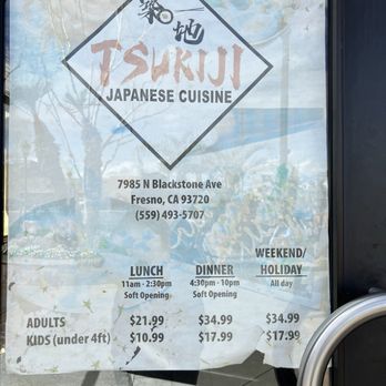 Tsukiji - Japanese Near Me - Fresno, California