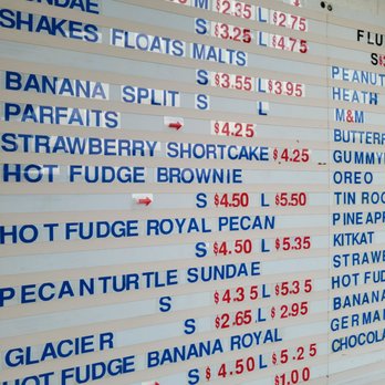 Armstrong's Funland - One of the ice cream menu boards. - Ice Cream & Frozen Yogurt Near Me - Belleville, Michigan Armstrong's Funland - One of the ice cream menu boards. - Ice Cream & Frozen Yogurt Near Me - Belleville, Michigan