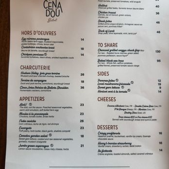 Cenadou Bistrot - Menu - French Near Me - North Salem, New York Cenadou Bistrot - Menu - French Near Me - North Salem, New York