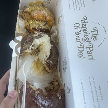 Sidecar Doughnuts & Coffee - Vanilla Bean Glazed, passionfruit pavlova, mango sticky rice - Donuts Near Me - Torrance, California Sidecar Doughnuts & Coffee - Vanilla Bean Glazed, passionfruit pavlova, mango sticky rice - Donuts Near Me - Torrance, California