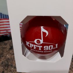 KPFT FM 90.1 Pacifica Radio - My gift for becoming a KPFT member- Christmas ornament!