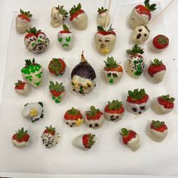 UCLA Game Lab - Halloween Strawberry dip