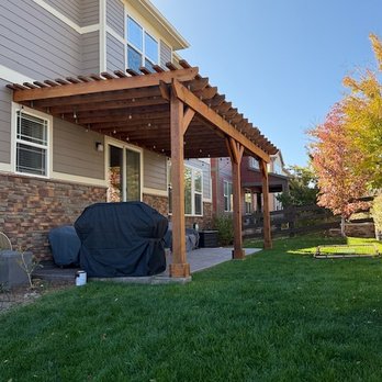 FlatIrons Painting - re-sanded and stained pergola to perfection - Painters Near Me - Longmont, Colorado FlatIrons Painting - re-sanded and stained pergola to perfection - Painters Near Me - Longmont, Colorado