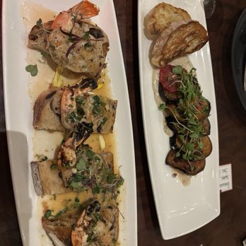 Bolero Restaurante - Garlic shrimp  Eggplant - Tapas/Small Plates Near Me - Temecula, California