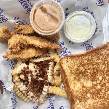 Foosackly's - Bigger Snack with Queso Bacon Fries, Foo sauce and ranch - Fast Food Near Me - Daphne, Alabama