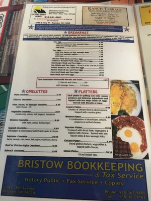 Menu photo 2 Steak & Eggs Sapulpa, OK
