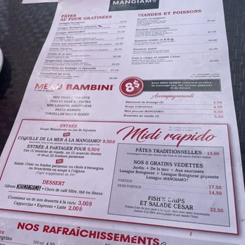 Restaurant Mangiamo - Menu page 2 - Restaurants Near Me - Terrebonne, Quebec Restaurant Mangiamo - Menu page 2 - Restaurants Near Me - Terrebonne, Quebec