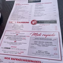 Restaurant Mangiamo - Menu page 2