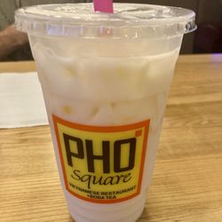Peach almond drink