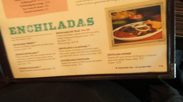 Menu photo 1 Molina's Cantina Houston, TX
