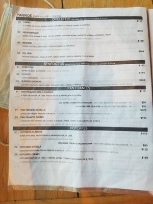Menu photo 5 Panino's Bucerías, NAY