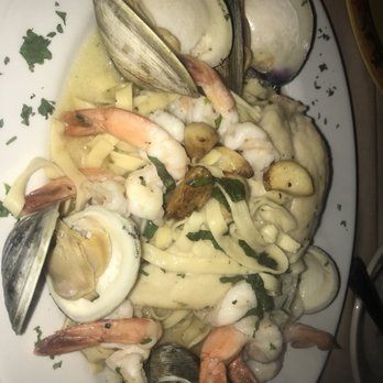 4 Seasons Mediterranean Restaurant - Amazing seafood with homemade fettuccine!! - Wine Bars Near Me - Wharton, New Jersey