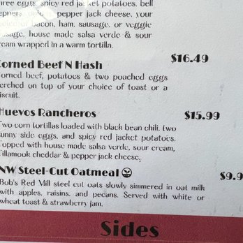 5 Spot - Huevos Rancheros has no mention of beef on the menu but their new version does. - American Near Me - Seattle, Washington