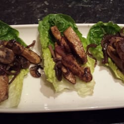 Frankie and Benny's - Balsamic vinegar chicken lettuce bites. So good!