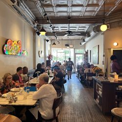 Lula Cafe - Inside. Lots of people!