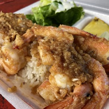 Aloha Shrimp - Garlic Shrimp for my +1. He devoured his plate! - Food Trucks Near Me - Hauula, Hawaii Aloha Shrimp - Garlic Shrimp for my +1. He devoured his plate! - Food Trucks Near Me - Hauula, Hawaii