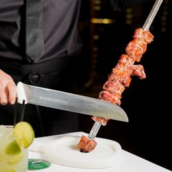 Galeto Brazilian Steakhouse - Bacon-wrapped chicken? Oh-yeah.