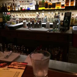 Yellow Pubmarine - The bar tender Alex creates a great cocoa shot or martini using brandy and creme de cocoa liquor topped with chocolate powder.