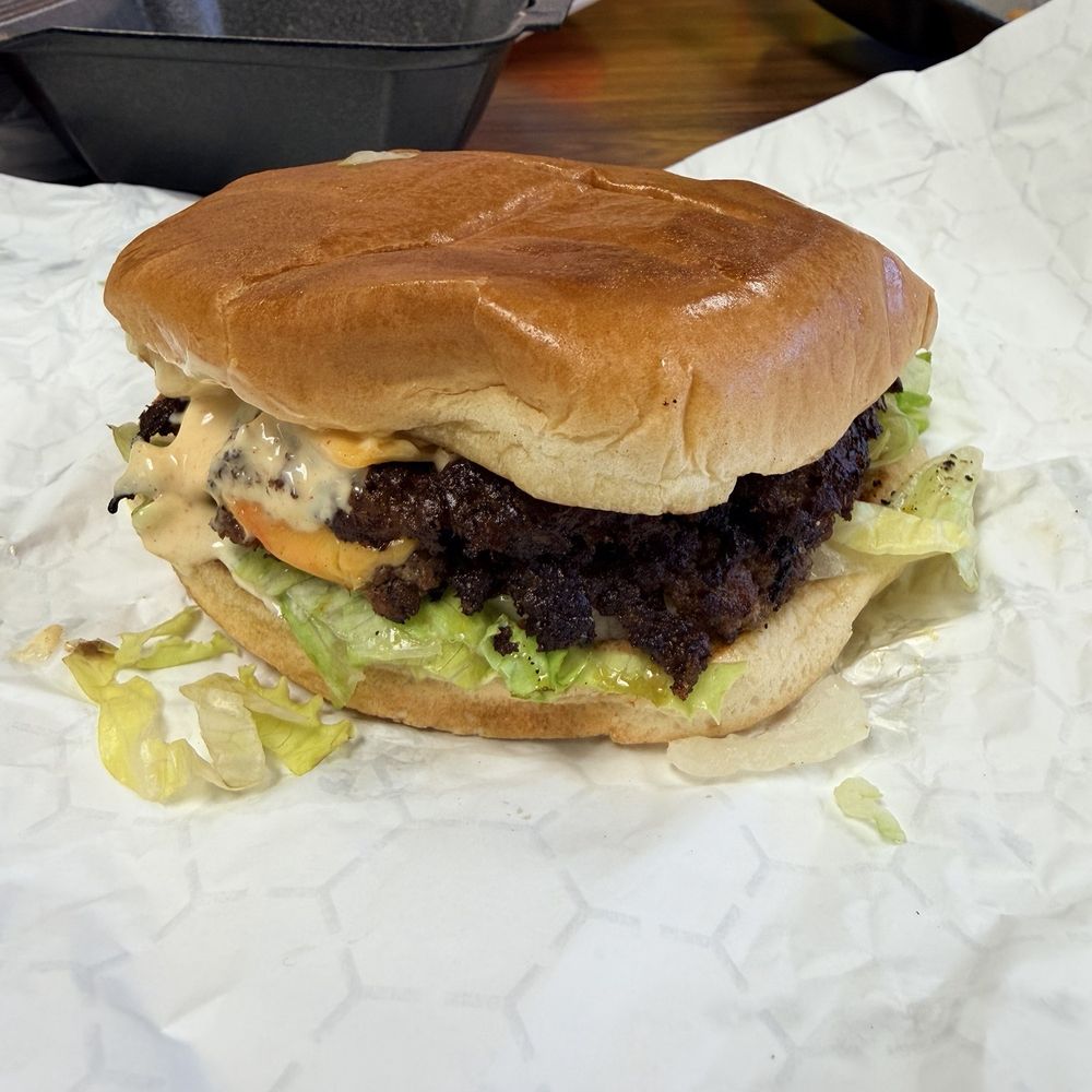 Jacob Habibi Burger - Standard double smash - Burgers Near Me - Flint, Michigan