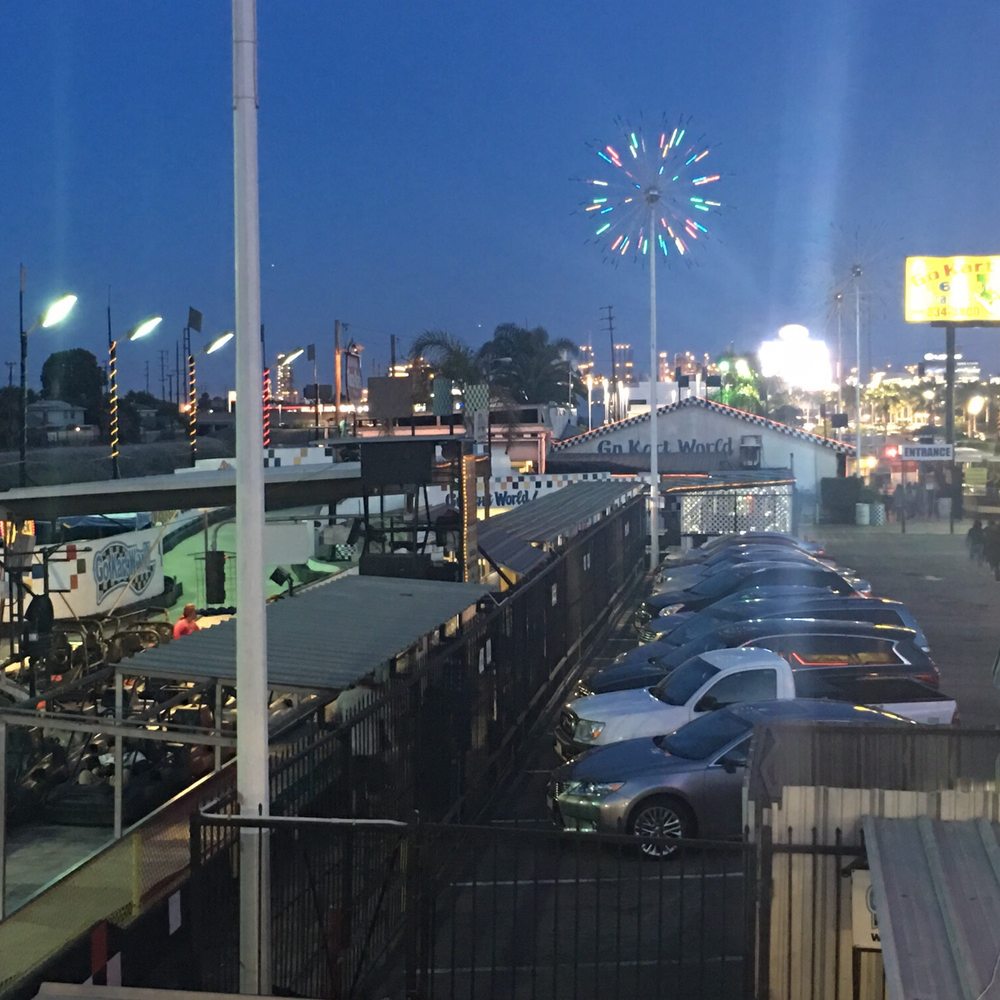 Go Kart World - The view from our party location on site - Amusement Parks Near Me - Carson, California Go Kart World - The view from our party location on site - Amusement Parks Near Me - Carson, California