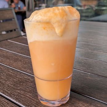 James Ranch Grill - Ice Cream Float - Mandarin Orange Tractor Soda - New American Near Me - Durango, Colorado