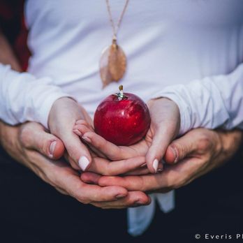 Keith's Farm - two hands holding a red apple - Farmers Market Near Me - Acushnet, Massachusetts