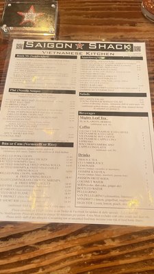 Menu photo 6 Saigon Shack New York, NY