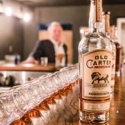 Oak & Iron - Epic glasses and pours for an Old Carter Tasting in the Speakeasy.