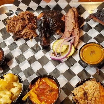 The Spotted Pig BBQ - This is the Sampler. Everything was soooo good! - Barbeque Near Me - Fair Play, South Carolina The Spotted Pig BBQ - This is the Sampler. Everything was soooo good! - Barbeque Near Me - Fair Play, South Carolina