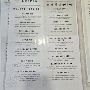Craving Crepes - Menu #2 - Creperies Near Me - Las Vegas, Nevada Craving Crepes - Menu #2 - Creperies Near Me - Las Vegas, Nevada
