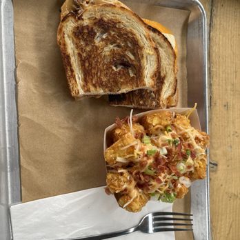 PB & J's Lunch Box - Signature Grilled PB&J, Huge Grilled Cheese, Bang-Bang Tots - Food Trucks Near Me - Liverpool, New York PB & J's Lunch Box - Signature Grilled PB&J, Huge Grilled Cheese, Bang-Bang Tots - Food Trucks Near Me - Liverpool, New York