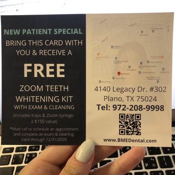 BME Dental - New patient special I received! - General Dentistry Near Me - Plano, Texas BME Dental - New patient special I received! - General Dentistry Near Me - Plano, Texas
