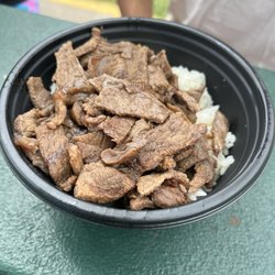 Kawaihae Kitchen - Rice Bowl w/ Teriyaki Beef (no veggies) @ $9.50