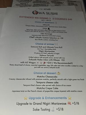 Menu photo 8 Wa Sushi Casselberry, FL Menu photo 8 Wa Sushi Casselberry, FL