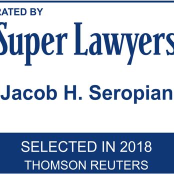 Seropian Law - Jacob Seropian was selected as a 2018 Super Lawyers Rising Star, a designation reserved for the top 2.5% of attorneys. - Personal Injury Law Near Me - Pasadena, California Seropian Law - Jacob Seropian was selected as a 2018 Super Lawyers Rising Star, a designation reserved for the top 2.5% of attorneys. - Personal Injury Law Near Me - Pasadena, California