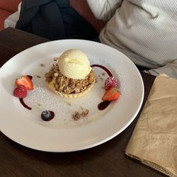 King's House Hotel - Apple and rhubarb tart