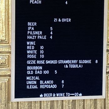 The Salmonberry - Drink menu - Salad Near Me - Wheeler, Oregon
