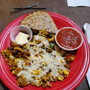 One World Cafe - Vegan tofu scrambler - Vegetarian Near Me - Baltimore, Maryland One World Cafe - Vegan tofu scrambler - Vegetarian Near Me - Baltimore, Maryland
