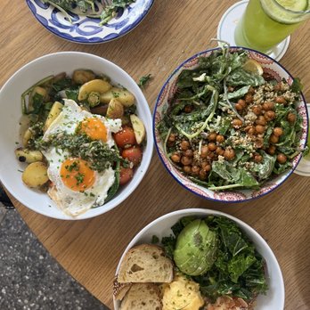 Basic Kitchen - Surfer bowl veggie market bowl kale vegan Caesar - New American Near Me - Charleston, South Carolina