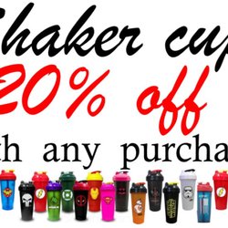 GNC - Always 20% off your favorite shaker cups.
