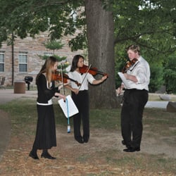 Sewanee Summer Music Festival - Students rehearsing outside on the Sewanee: University of the South Campus