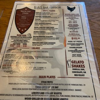 Blaze - Burgers Near Me - Bar Harbor, Maine