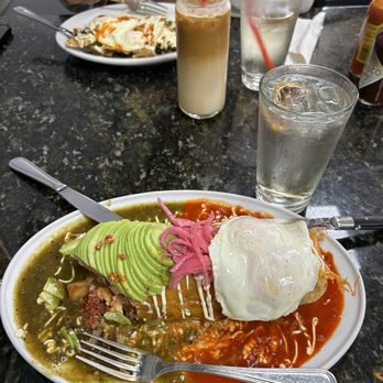 Tata's Cafe - Chorizo and potato breakfast burrito with 2 sauces not just one - Breakfast & Brunch Near Me - Hawthorne, California Tata's Cafe - Chorizo and potato breakfast burrito with 2 sauces not just one - Breakfast & Brunch Near Me - Hawthorne, California