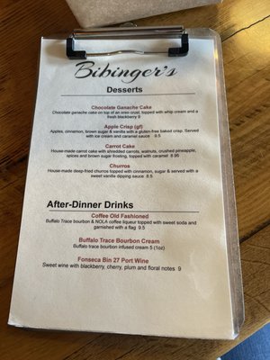 Menu photo 1 Bibinger's Slinger, WI