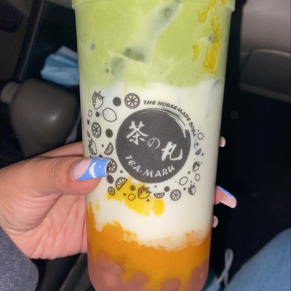 Tea Maru - Mango Fluffy Matcha - Bubble Tea Near Me - Irvine, California Tea Maru - Mango Fluffy Matcha - Bubble Tea Near Me - Irvine, California
