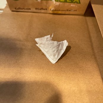 California Tortilla - Piece of plastic that was in my burrito, WTF - Mexican Near Me - Glen Mills, Pennsylvania